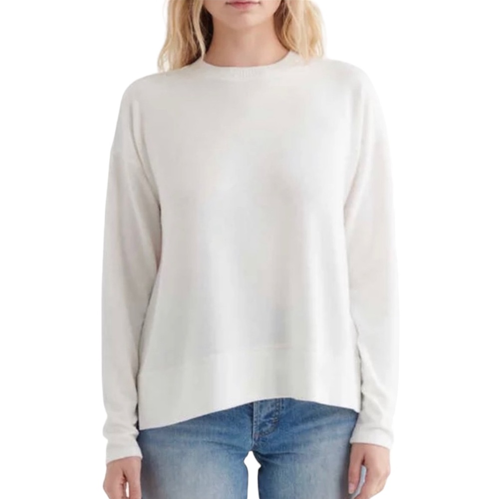 Lucky Brand Long Sleeve Sweater in Marshmallow NWT (A1)